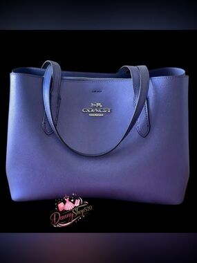 Coach Purple Metállic & Crossbody Bag